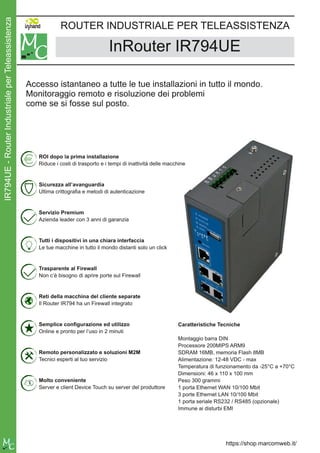 Router industriale IR74UE00