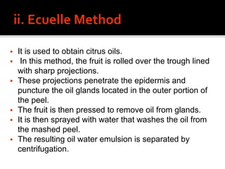 Eucelle Method Volatileoils by pooja in pharmacognosy | PPTX