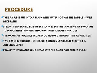 Steam Volatile Compounds volatileoils-PPT essential oils and ethereal oils | PPTX