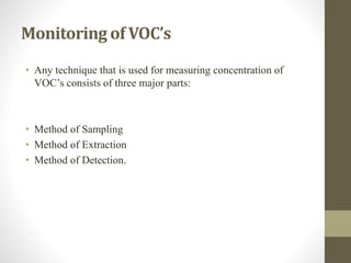 Volatile Organic Compounds - VOC's.pptx
