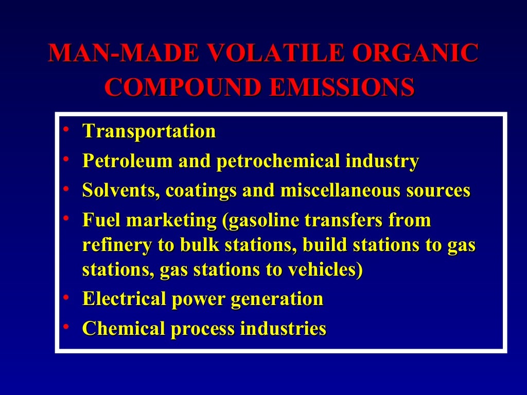 Volatile organic compounds (vo cs) and its removal techniques