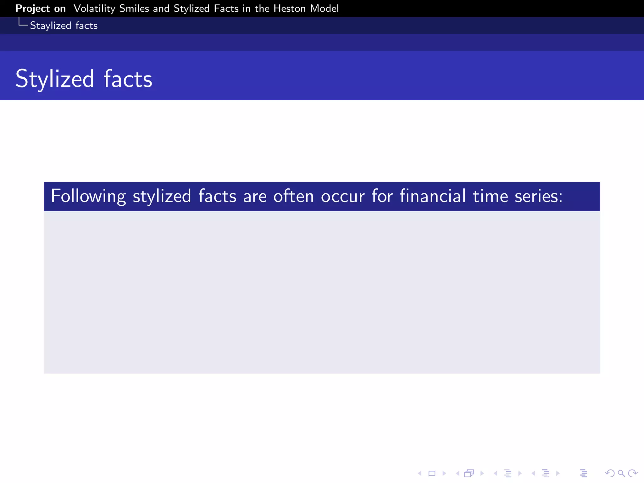 Volatility Smiles and Stylised Facts in the Heston Model | PDF