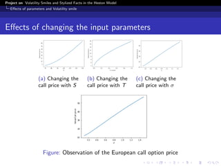Volatility Smiles and Stylised Facts in the Heston Model | PDF