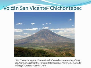 Chichontepec Volcanes de Centroamérica | PPTX