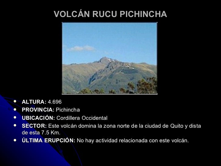 Volcanes Del Ecuador