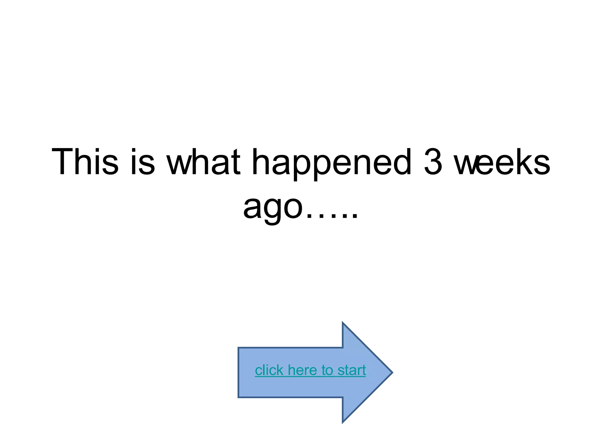 This is what happened 3 weeks ago….. click here to start 