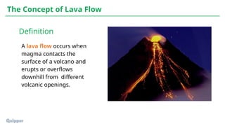 Lava Science Definition Volcano.power point quipper for stem student | PPTX