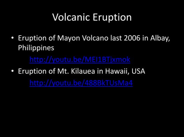 Grade 9 Module 1, Lesson 1.1: Volcanoes (Teacher's Guide for Discussion ...