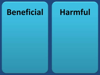 Beneficial Harmful
 