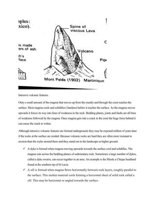 Volcanoes- CSEC GEOGRAPHY | PDF