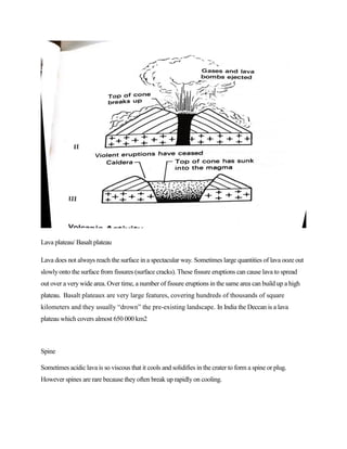 Volcanoes- CSEC GEOGRAPHY | PDF