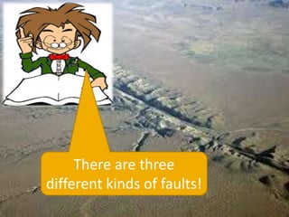 There are three
different kinds of faults!
 