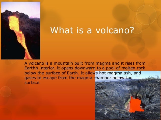 volcano powerpoint how does a volcano form
