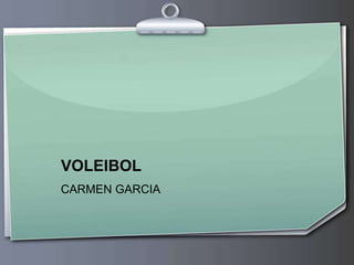 VOLEIBOL CARMEN GARCIA 