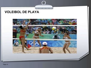 VOLEIBOL DE PLAYA