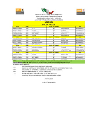 INSTITUTO DE EDUCACION DE AGUASCALIENTES
                                       DIRECCION DE EDUCACION MEDIA Y SUPERIOR
  ...