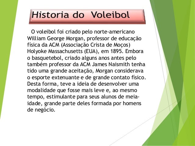 A Historia do Voleibol