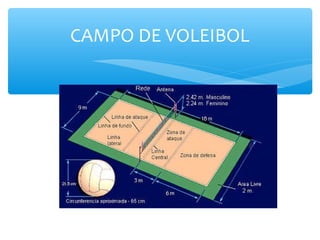 CAMPO DE VOLEIBOL
 