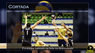 Cortada
É o ataque batendo na bola na descendente
 