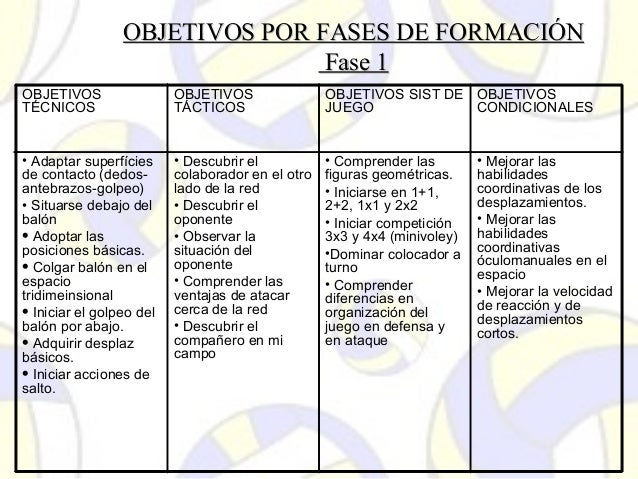 Resultado de imagen para objetivos técnicos del voleibol