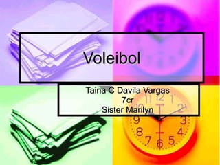 Voleibol Taina C Davila Vargas  7cr  Sister Marilyn  