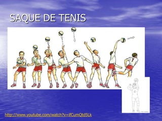 SAQUE DE TENIS

http://www.youtube.com/watch?v=ifCumQtd5Lk

 
