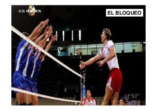 U.D. VOLEIBOL
EL BLOQUEO
 