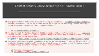 Content-Security-Policy: default-src 'self' 'unsafe-inline';
 