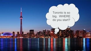 @volitionproperties
www.volitionprop.com
Toronto is so
big. WHERE
do you start?
 