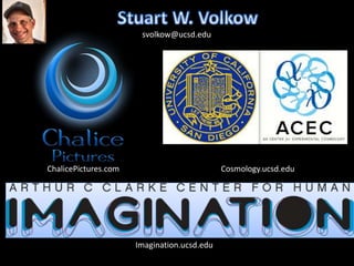 Imagination.ucsd.edu
Cosmology.ucsd.eduChalicePictures.com
svolkow@ucsd.edu
 