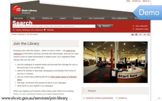Demo




www.slv.vic.gov.au/services/join-library      75
 