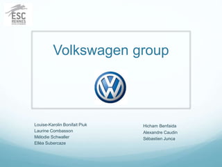 Volkswagen group
Louise-Karolin Bonifait Piuk
Laurine Combasson
Mélodie Schwaller
Elléa Subercaze
Hicham Benfaida
Alexandre Caudin
Sébastien Junca
 