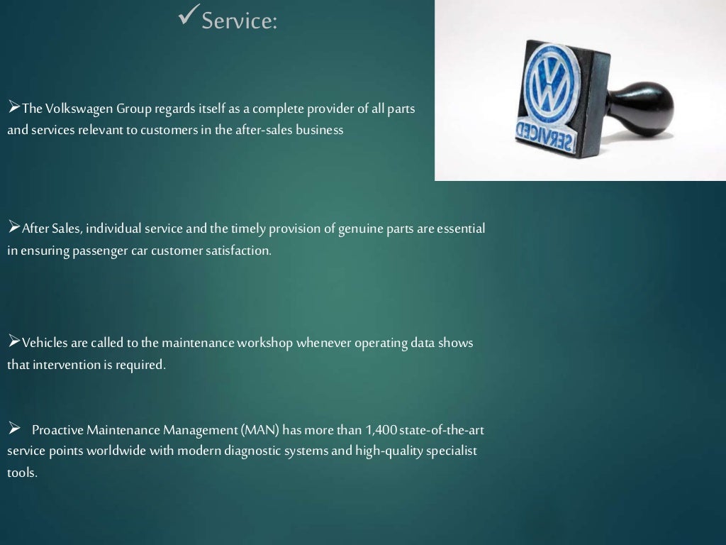 Volkswagen Value Chain