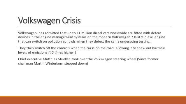 volkswagen case study questions and answers