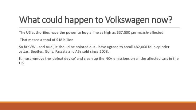 volkswagen case study questions and answers