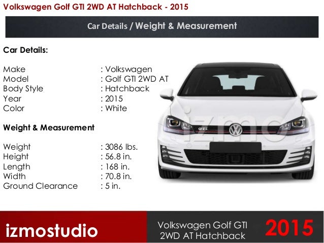 Volkswagen Golf Gti 2wd At Hatchback 2015 Photo Gallery