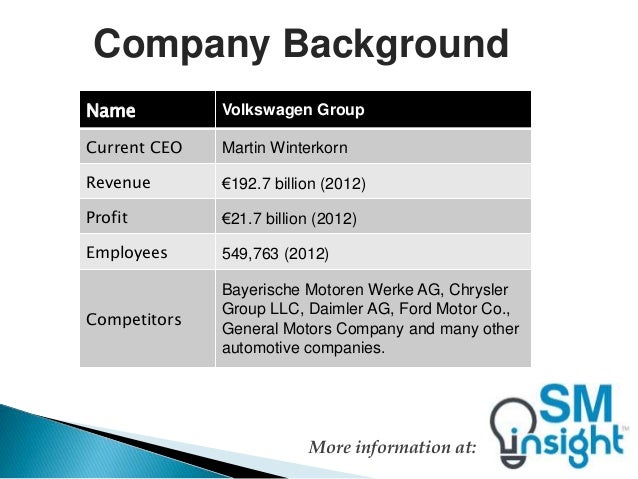 Volkswagen Vision Statement Volkswagen mission statement