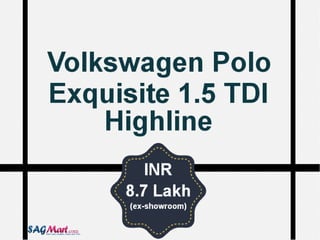 Volkswagen polo exquisite 1.5 TDI highline