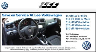 Volkswagen Service Discounts FL | Auto Repair Pensacola