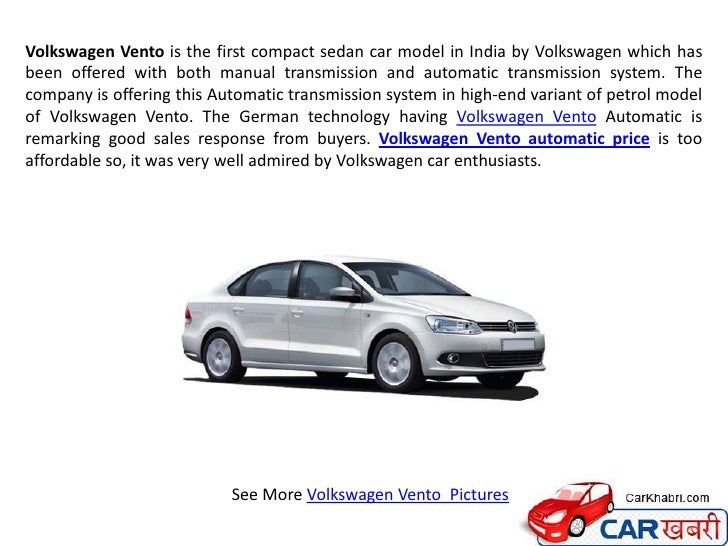 Volkswagen Vento Automatic