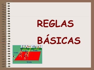REGLAS
BÁSICAS
 