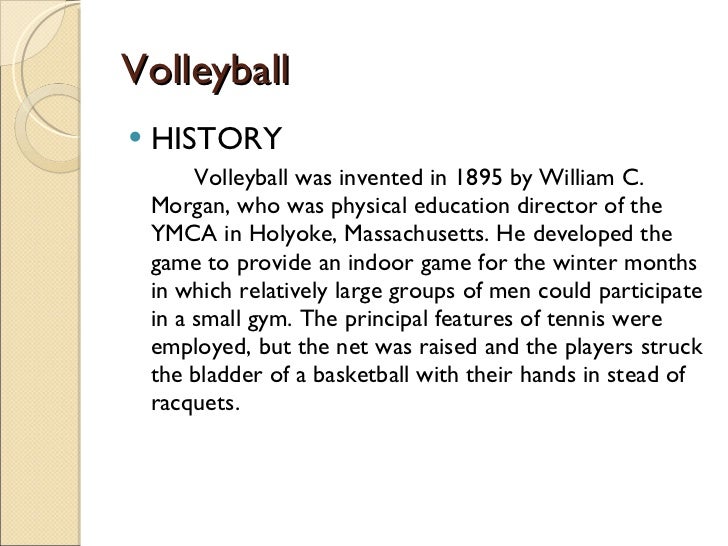 essay volleyball history