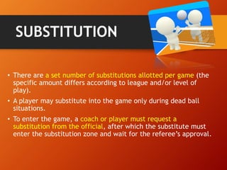 Game Substitutes Volleyball | PPTX