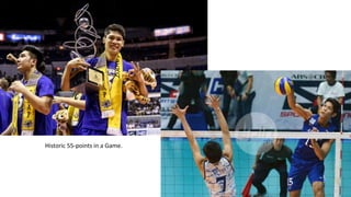 Historic 55-points in a Game.
 