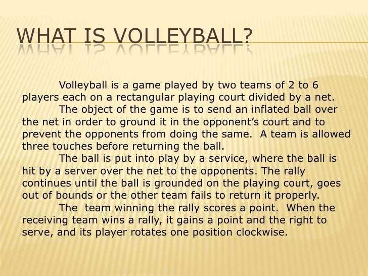 Awesome Volleyball Lecture