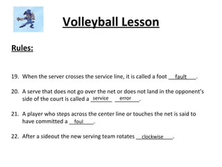 5 rules of volleyball discount