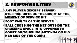 Volleyball Officials for Physical Education and Health 11 | PPTX