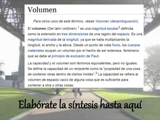 Elabórate la síntesis
hasta aquí
 