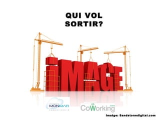 QUI VOL
SORTIR?
Imatge: Sandstormdigital.com
 