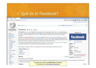  Què és el Facebook?




        This page was created using PDF Printer trial software.
            To purchase, go to http://pdfprinter.pdftools.de/
 